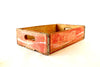 Vintage Coca-Cola Wooden Beverage Crate #7-72, Coke Crate in Red and White (c.1972) - thirdshift