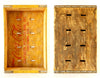 Vintage Coca-Cola Wooden Beverage Crate #1-80, Coke Crate in Yellow and Red (c.1980) - thirdshift