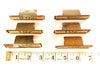 Vintage Metal Price Tag Holder with 10 Cent Price Tag, Set of 6 (c.1900s) - thirdshift