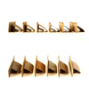 Vintage Metal Price Tag Holder with 10 Cent Price Tag, Set of 6 (c.1900s) - thirdshift