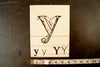 Vintage Letter "Y" Flashcard / Phonics Card (c.1941) - thirdshift