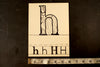 Vintage Letter "H" Flashcard / Phonics Card (c.1941) - thirdshift
