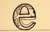 Vintage Letter "E" Flashcard / Phonics Card (c.1941) - thirdshift