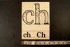 Vintage "CH" Phonics Flashcard (c.1941) - thirdshift