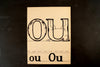 Vintage "OU" Phonics Flashcard (c.1941) - thirdshift