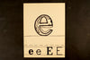 Vintage Letter "E" Flashcard / Phonics Card (c.1941) - thirdshift