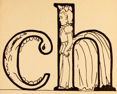 Vintage "CH" Phonics Flashcard (c.1941) - thirdshift