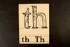 Vintage "TH" Phonics Flashcard (c.1941) - thirdshift