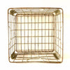 Vintage Metal Dairy Crate / Wire Milk Crate Bottle Basket "HOMETOWN DAIRY" (c1973) - thirdshift