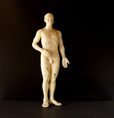 Vintage Male Acupuncture Model / Medical Model, 19-1/2" tall (c.1970s) N1 - thirdshift