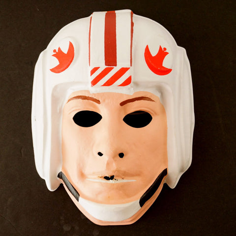 Vintage Star Wars Luke Skywalker Mask by Ben Cooper for Halloween (c1977) - thirdshift