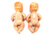 Vintage Composition Twin Baby Dolls, Molded Hair, Jointed Arms, Legs (c.1920s) - thirdshift