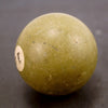 Vintage / Antique Clay Billiard Ball Green Number 14, Standard Pool Ball Size (c.1910s) - thirdshift