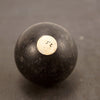 Vintage / Antique Clay Billiard Ball Black Number 8, Standard Pool Ball Size (c.1910s) - thirdshift