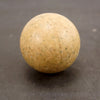 Vintage / Antique Clay Billiard White Cue Ball, Standard Pool Ball Size (c.1910s) - thirdshift