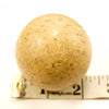 Vintage / Antique Clay Billiard White Cue Ball, Standard Pool Ball Size (c.1910s) - thirdshift