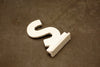 Vintage Metal Sign Letter "S" with Base, 1-13/16 inches tall (c.1950s) - thirdshift