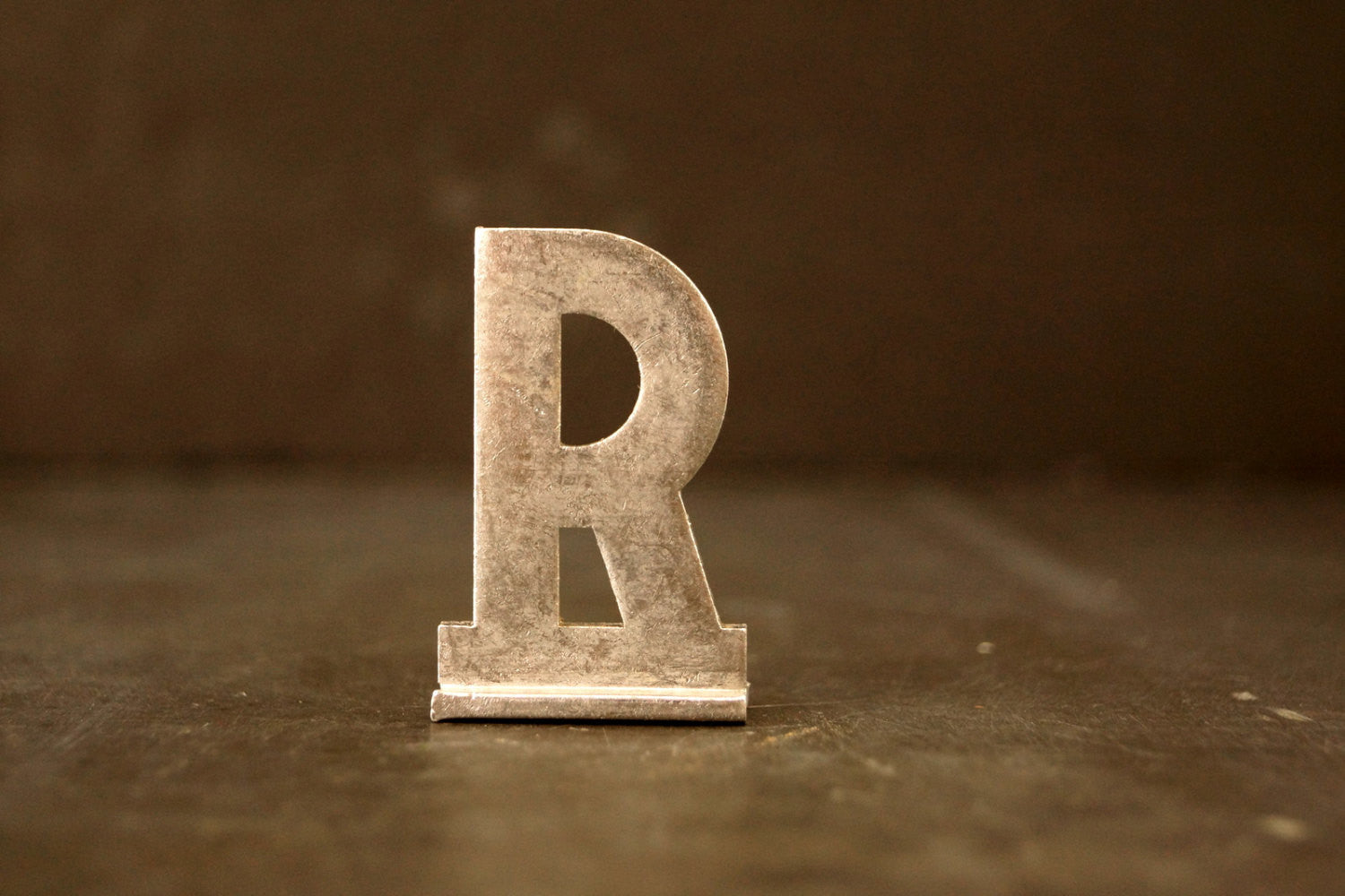 Vintage Metal Sign Letter