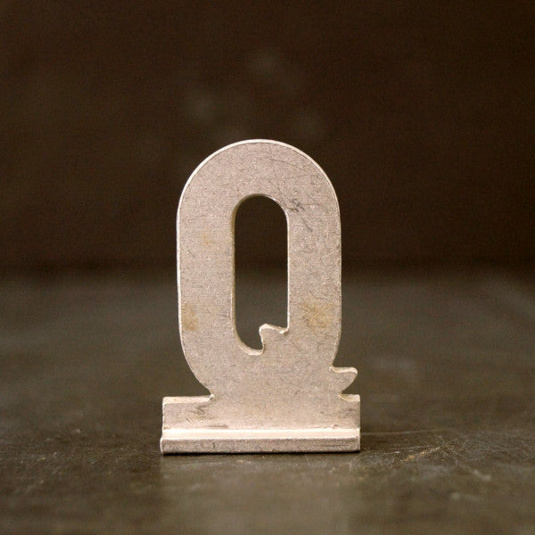 Q Metal Sign Vintage Metal Sign Letter