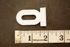 Vintage Metal Sign Letter "O" with Base, 1-13/16 inches tall (c.1950s) - thirdshift