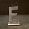 Vintage Metal Sign Letter "E" with Base, 1-13/16 inches tall (c.1950s) - thirdshift