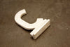 Vintage Metal Sign Letter "C" with Base, 1-13/16 inches tall (c.1950s) - thirdshift