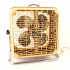 Vintage Pacific Air Box Fan with Ornate Grid, Adjustable Speed and Tilt (c.1950s) - thirdshift