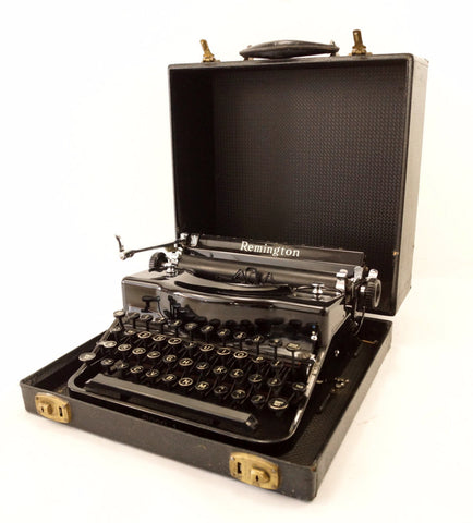 Vintage Remington Rand Model 1 Portable Typewriter (c.1939) - thirdshift