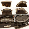 Vintage Remington Rand Model 5 Portable Typewriter with Red Key (c.1930s) - thirdshift