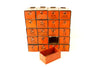 Vintage Dorman Parts Drawer Hardware Bin with 20 Drawers in Rustic Orange (c.1950s) N1 - thirdshift