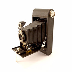 Vintage Kodak No 2 Folding Cartridge Hawkeye Camera, Box, Manual (c.1924) - thirdshift