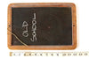 Vintage Real Slate Chalkboard / Blackboard, Double-sided, 9" x 13" (c.1920s) - thirdshift