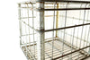 Vintage Metal Dairy Crate / Wire Milk Crate Bottle Basket "BF FT. WAYNE" (c1968s) - thirdshift