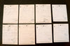 Vintage / Antique Handwritten Medical Prescriptions, Set of 8 (c.1901-02) N1 - thirdshift