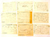 Vintage / Antique Handwritten Medical Prescriptions, Set of 9 (c.1900s) N6 - thirdshift