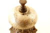 Vintage Metal Hotel Desk Butler's Bell in Two-tone Silver with Ornate Design (c.1860s) - thirdshift