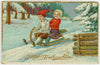 Digital Download "Frohliche Weihnachten" Christmas Postcard (c.1913) - Instant Download Printable - thirdshift